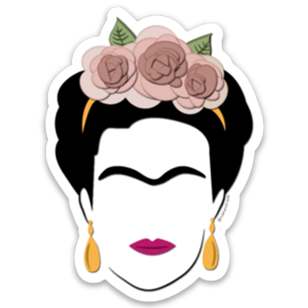 Frida Kahlo Mexicana Sticker – Random Accessories NYC