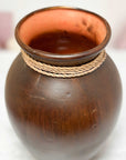 Artisanal Ceramic Vase - Mocha Brown