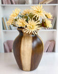 Artisanal Ceramic Vase - Vertical Stripes