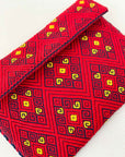 3-in-1 Convertible Purse - Red/Navy/Yellow
