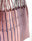 Handwoven-Loom-Tote-Bag-in-Mauve-in-Navy-Stripes