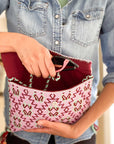 3-in-1 Convertible Purse - Red/Navy